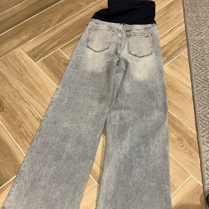 Maternity Wide Leg Jeans